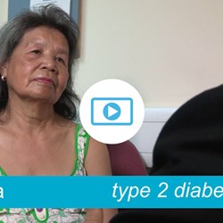 Image for Evina - type 2 diabetes, reduces her carbs